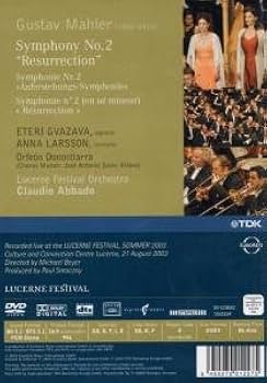 Symphonie N°2: Amazon.fr: Gustav Mahler, Claudio Abbado: DVD